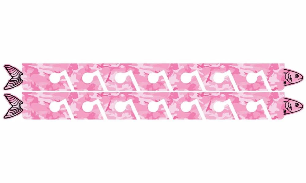 10 Rod Fishing Rod Rack Pink Camo N7888
