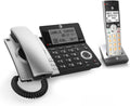 Black/Silver DECT 6.0 Corded/Cordless Phone with 1 Handset L768818
