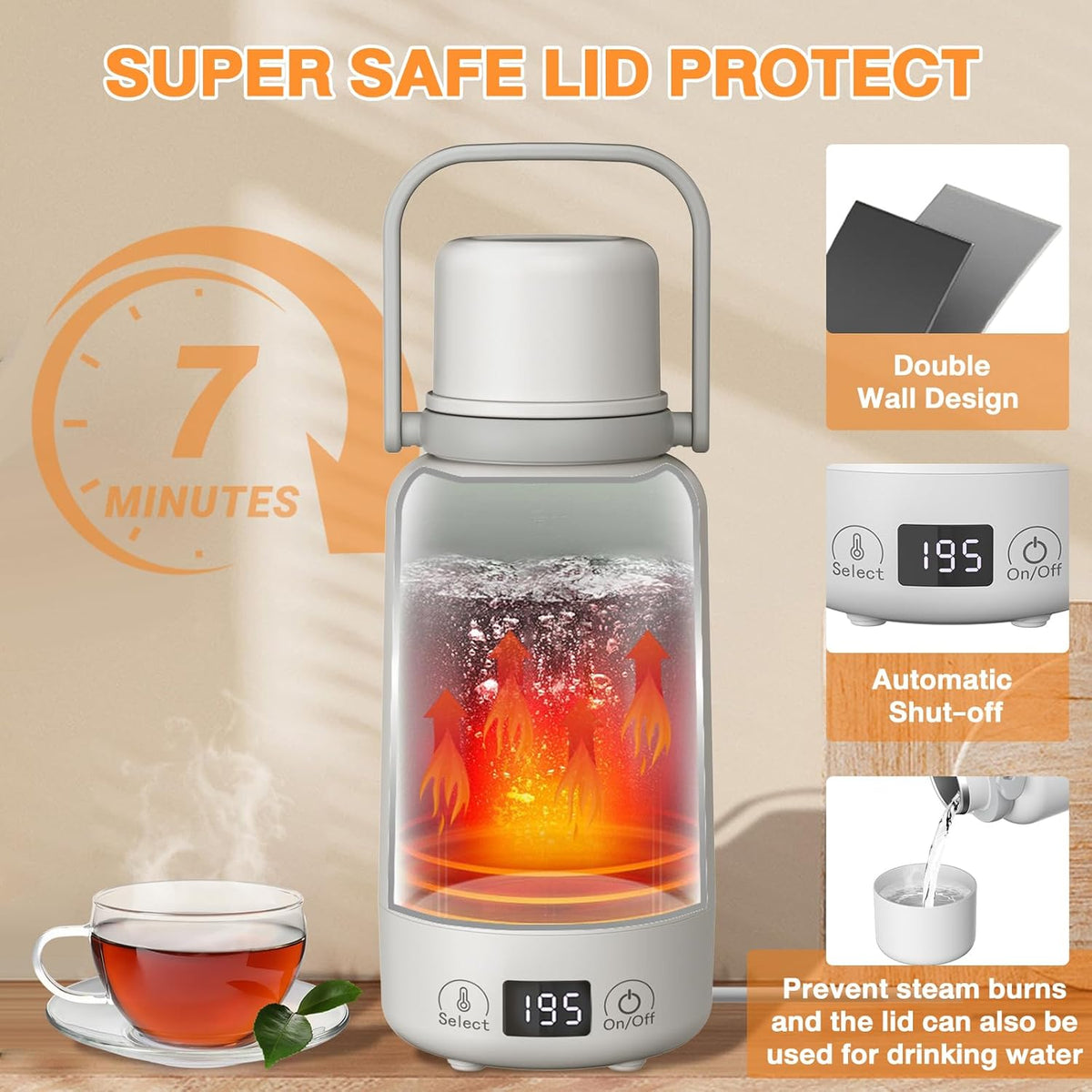Travel Electric Kettle 1L A26329