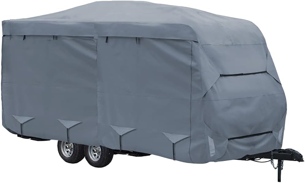 Travel Trailer Camper Cover 17' - 19' Windproof Anti-UV Water-Resistance W407