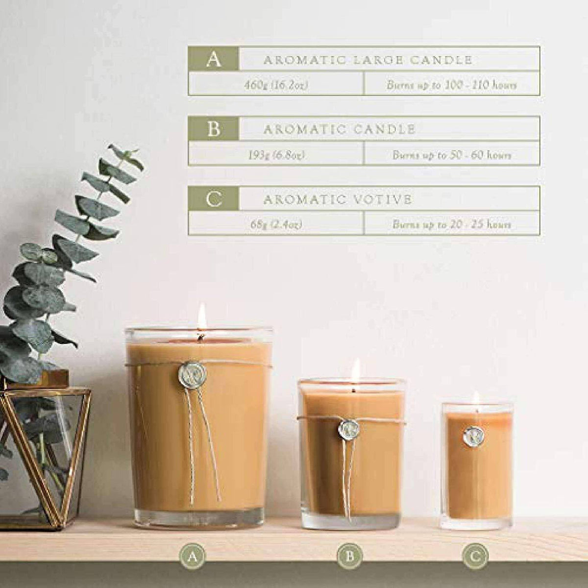 White Large Candle E630944