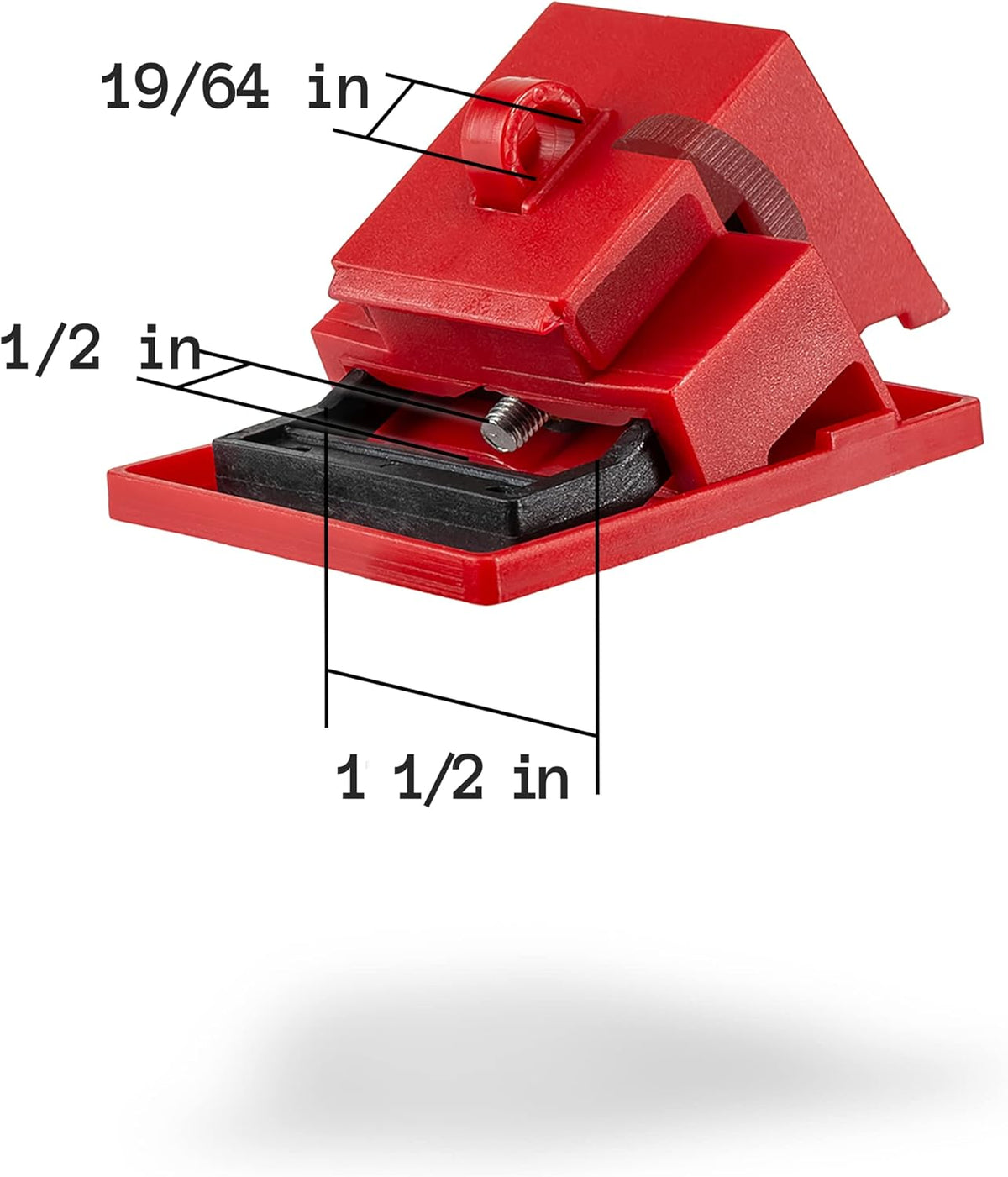 Breaker Lockout Tagout Kit with Red Safety Padlocks, Hasps and Tags I503
