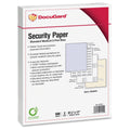 Security Paper, 32lbs, 8-1/2 x 11, Blue/Canary, 500/Ream D1678