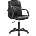 Adjustable Artificial Leather Office Chair with Wheels J173