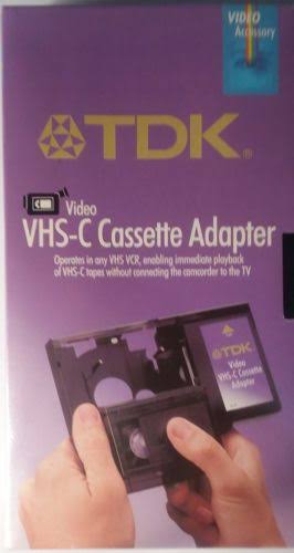 Video cassette adapter (VHS-C to VHS) D163