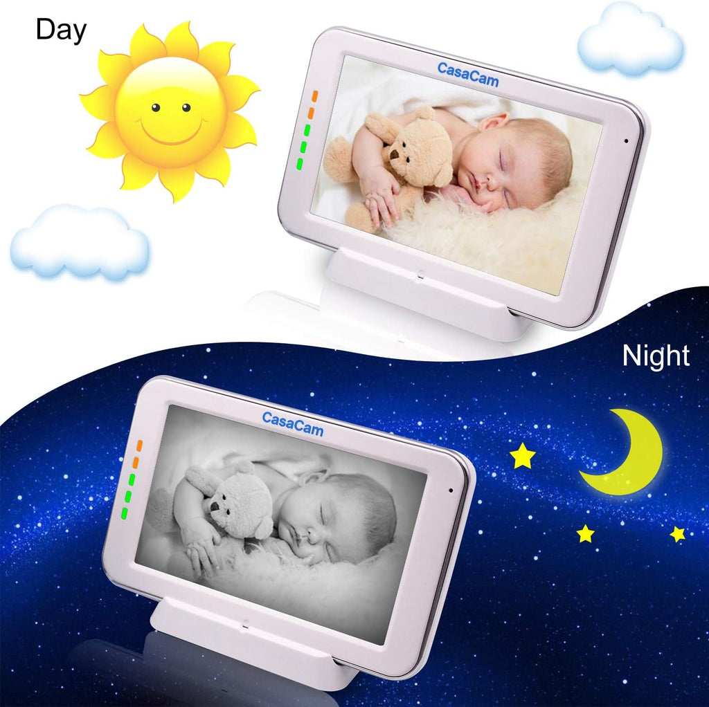 Video Baby Monitor with 5 Touchscreen and HD Clip Camera C692236