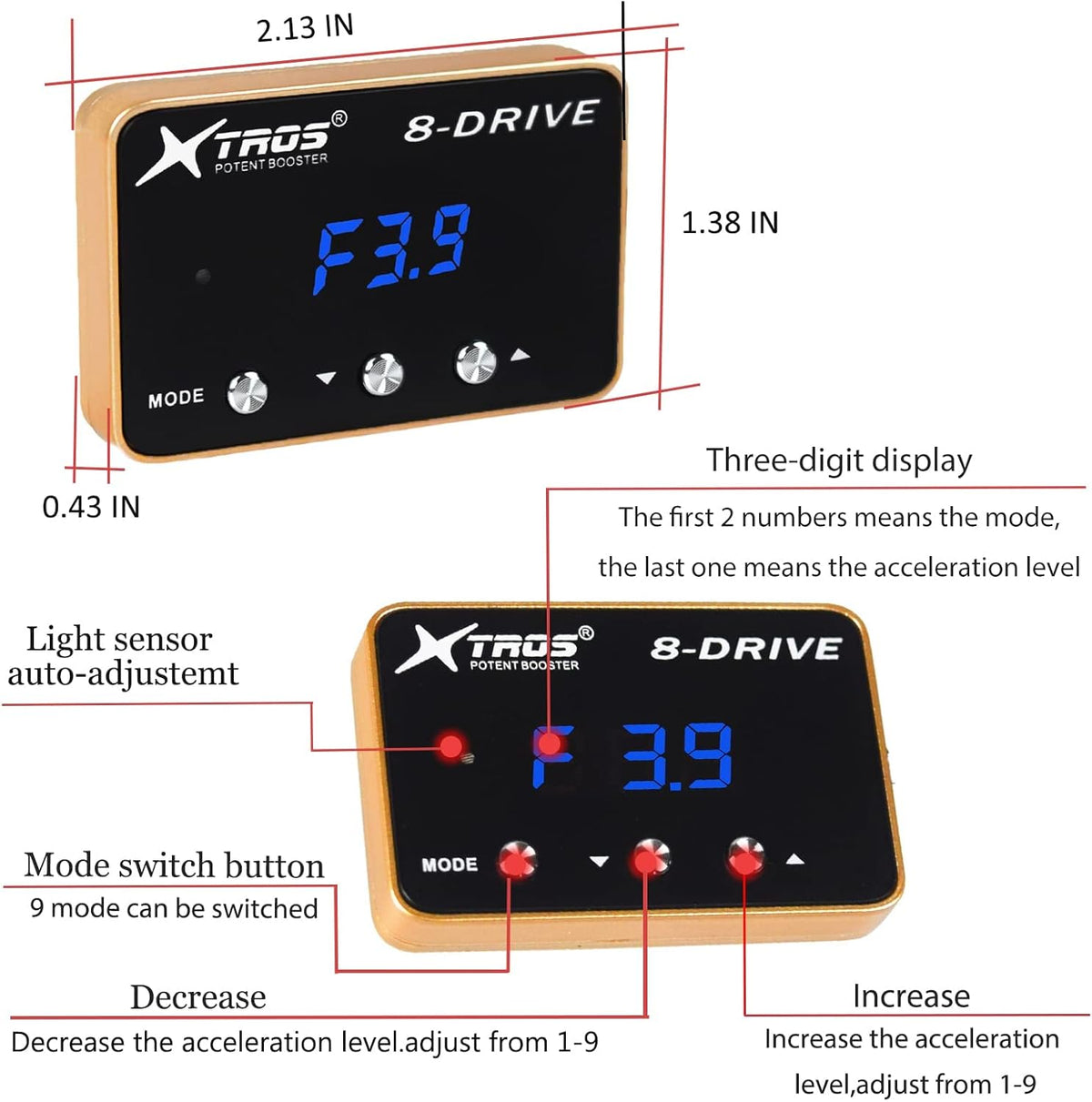 Pedal Throttle Response Controller Electronic Accelerator T591571