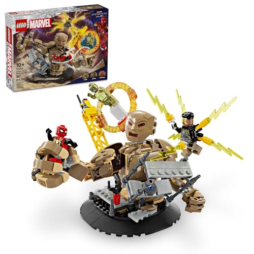LEGO Marvel Spider-Man vs. Sandman: Final Battle Building Toy Set with Spider-Man Figure M798178