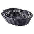 Handwoven Oval Basket, Black, 12 Packs R396
