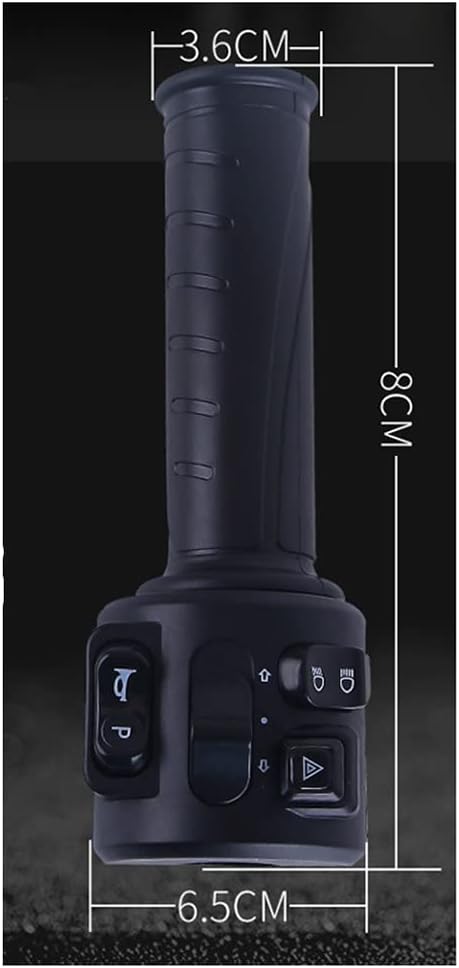 Twist Throttle Set with Three Speed Gear Reverse Turn Signal Function for Motorcycle E-Scooter Controller J357476