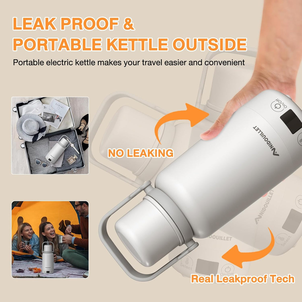 Travel Electric Kettle 1L A26329