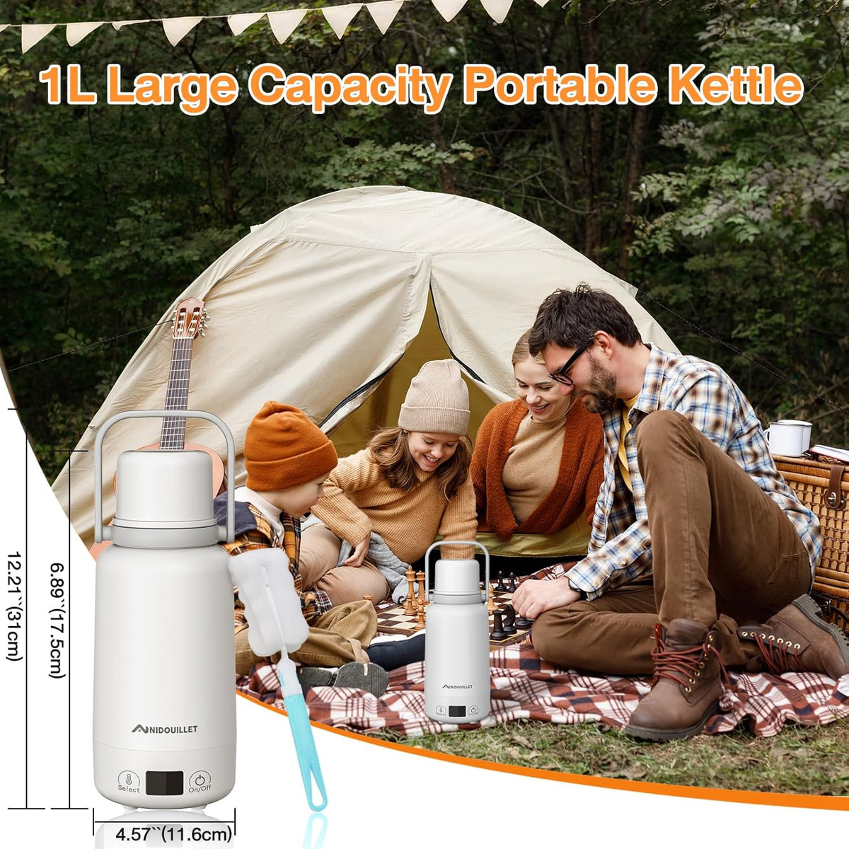 Travel Electric Kettle 1L A26329