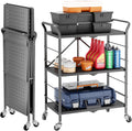 3 Tier Rolling Utility Cart with Wheels S37258