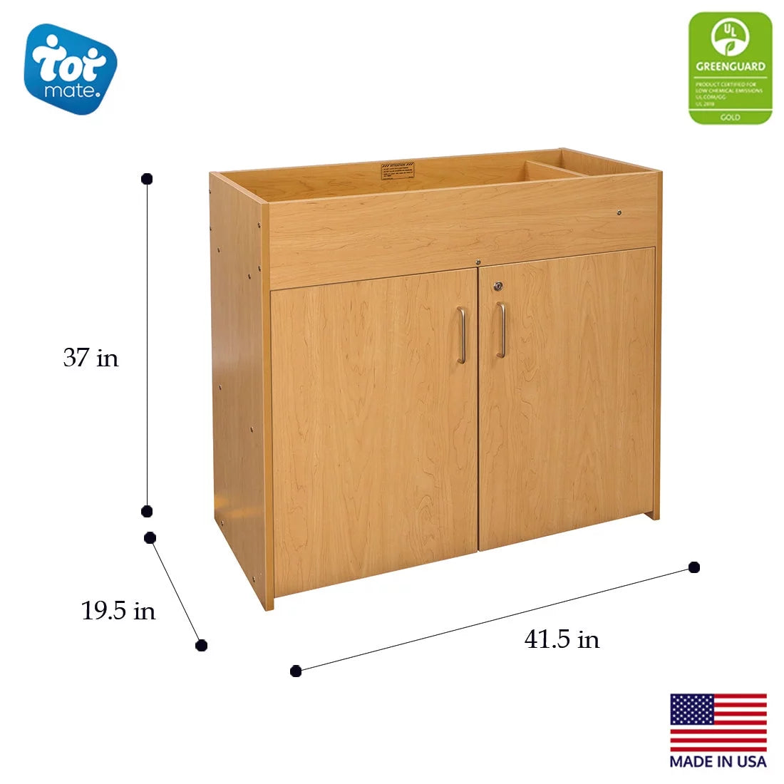 Maple Wood Infant Diaper Changing Table F24620