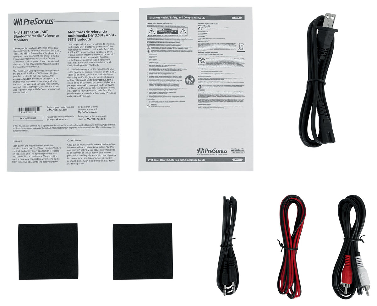 Pair 3.5" Studio Monitors with Bluetooth Q4160