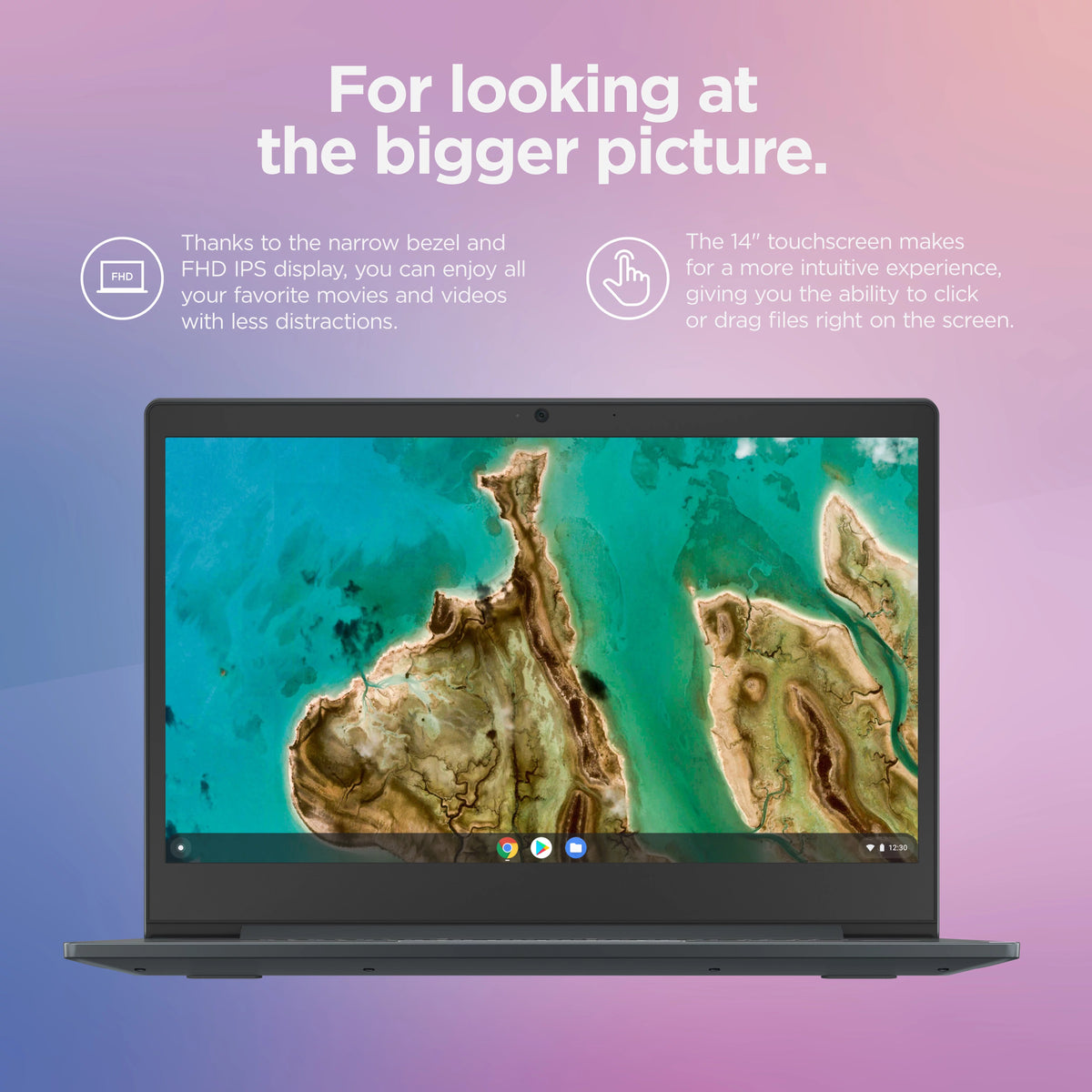 14" Abyss Blue ChromeBook with Headset Bundle G1418
