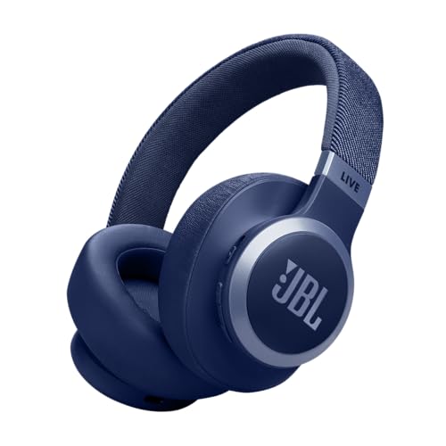 Wireless Over-Ear Headphones with Noise Cancelling (Blue) D186
