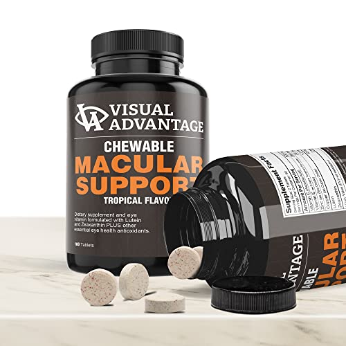 Macular Support Chewables – AREDS 2 Vitamins – Tropical Flavored Chewable Tablets (60) G7775