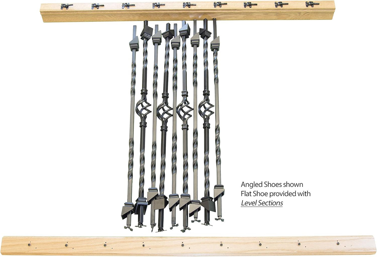 Black Metal Stair Rail Section Kit C6337