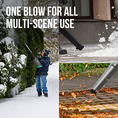 20V Cordless 350 CFM 85 MPH Variable Speeds Leaf Blower with 4.0Ah Battery & Fast Charger L43944