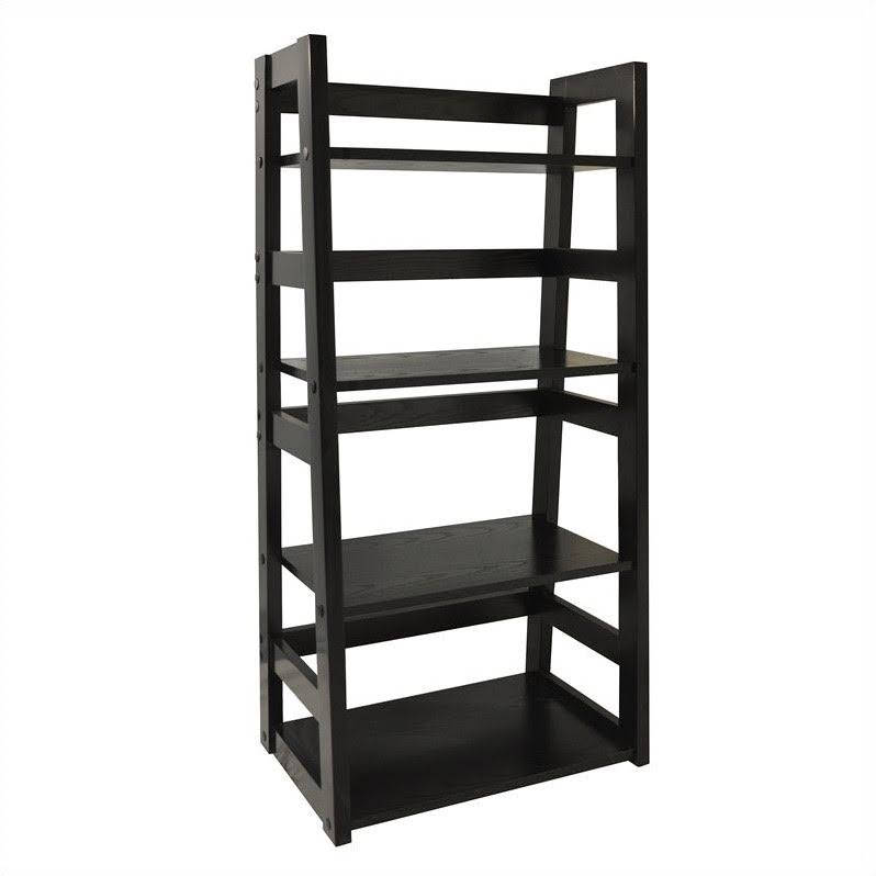 Black Wood Bookcase M257