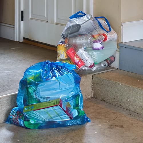 Clear 30 Gallon Trash Bags, 36 Count B268440