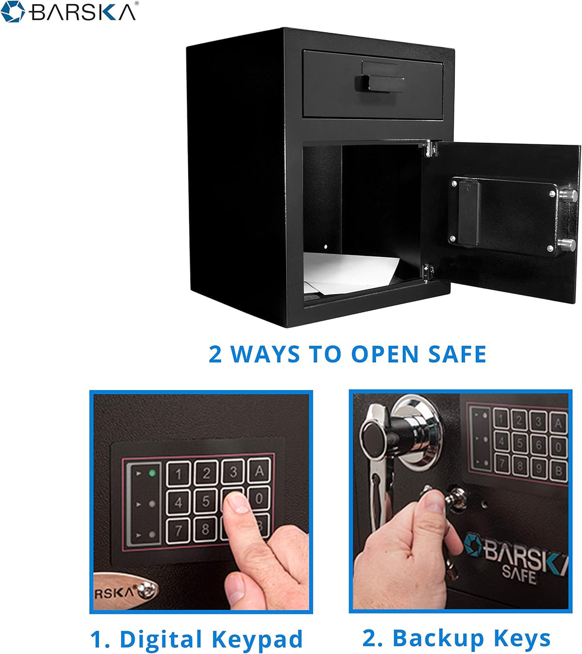 1.10 Cubic Ft Digital Keypad Drop Safe R9237