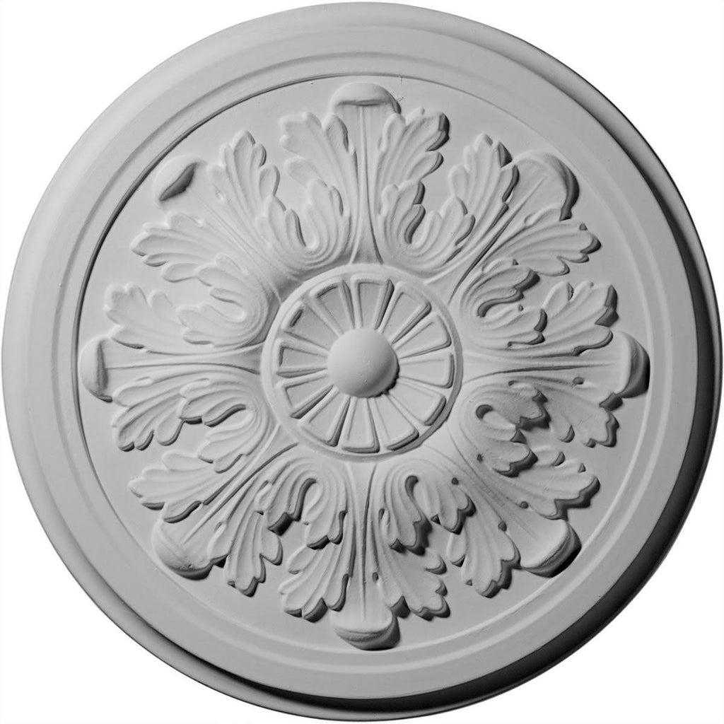 Hand-Painted Iridescent Gold Ceiling Medallion S558609