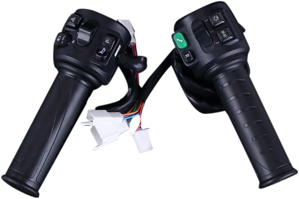 Twist Throttle Set with Three Speed Gear Reverse Turn Signal Function for Motorcycle E-Scooter Controller J357476
