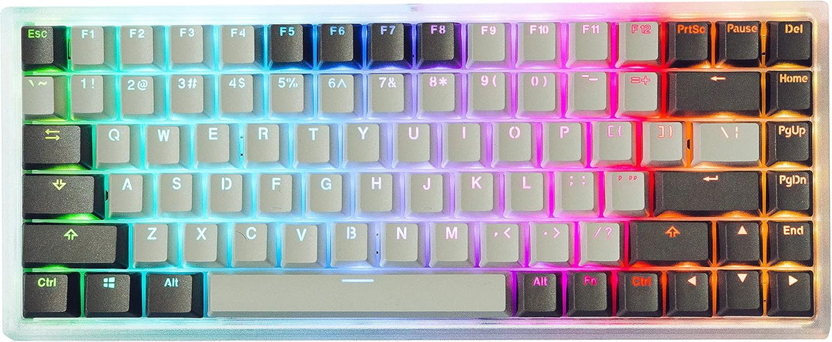 Hot Swappable Mechanical Keyboard 84-Key RGB Backlit Black E7050