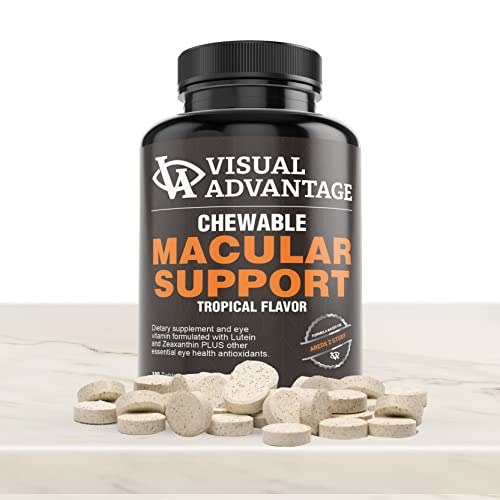 Macular Support Chewables – AREDS 2 Vitamins – Tropical Flavored Chewable Tablets (60) G7775