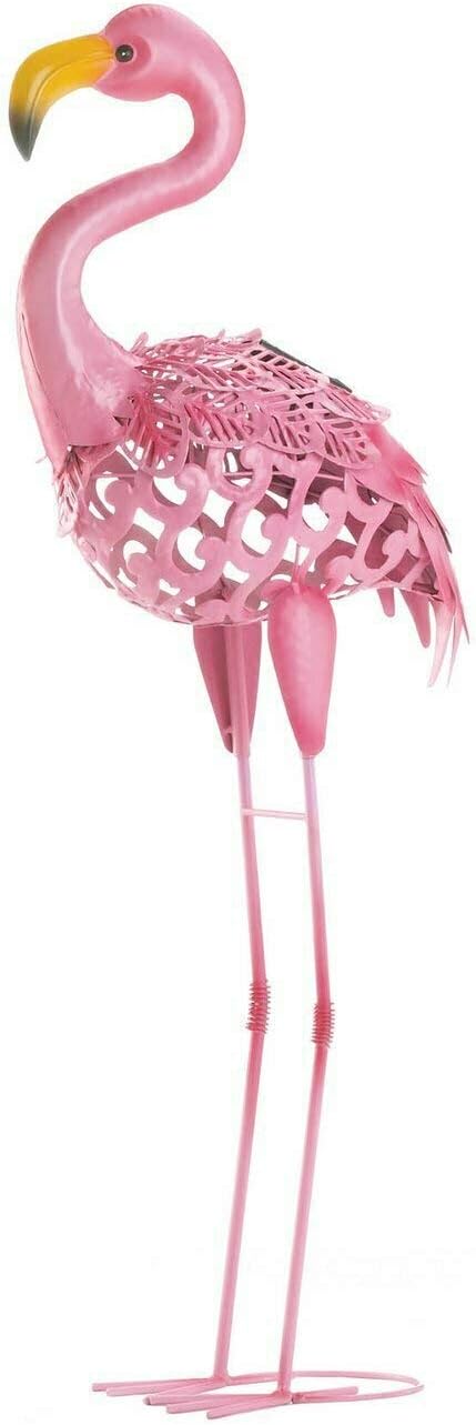 Metal Flamingo Yard Art Q38224