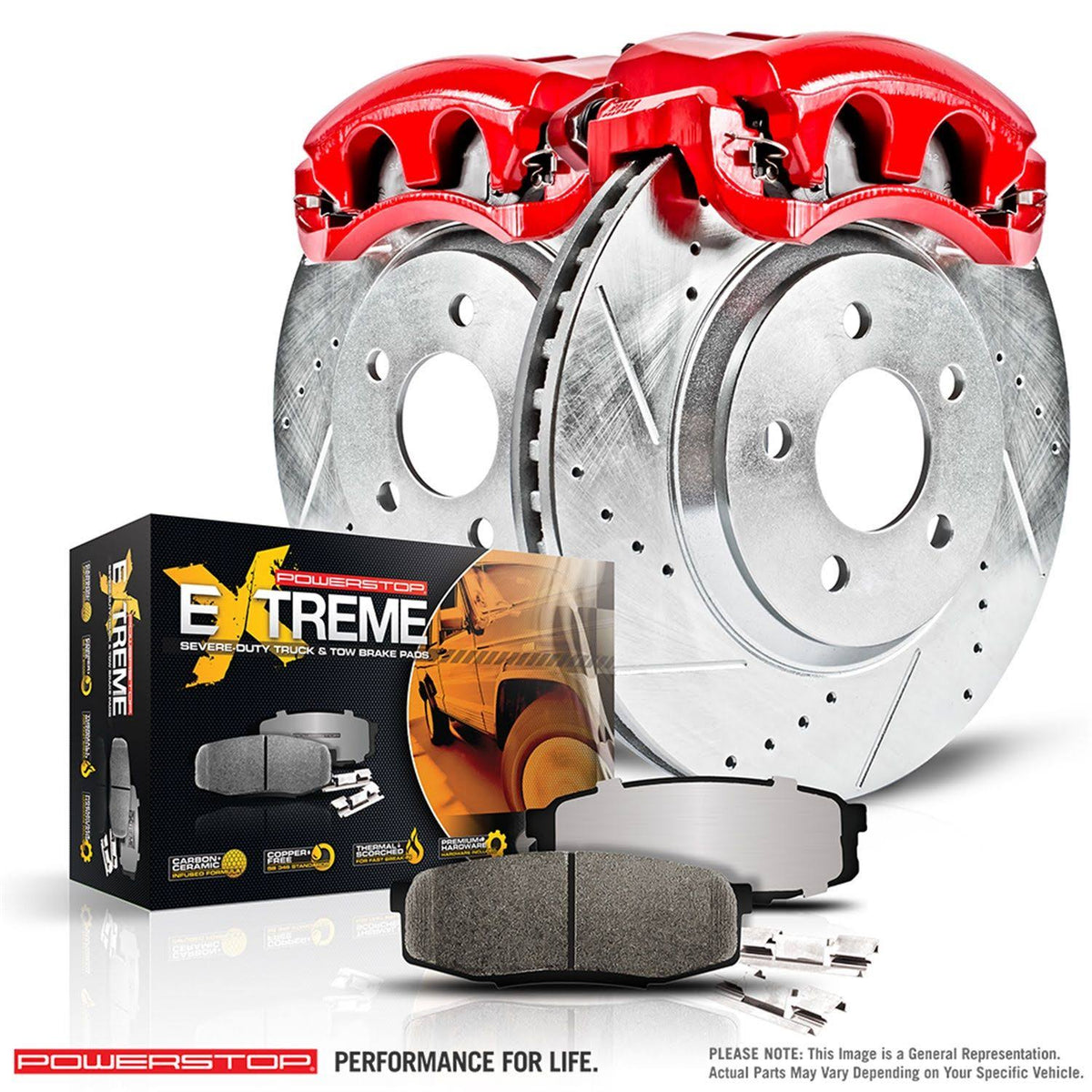 Rear Z36 Truck and Tow Brake Kit with Calipers S9998
