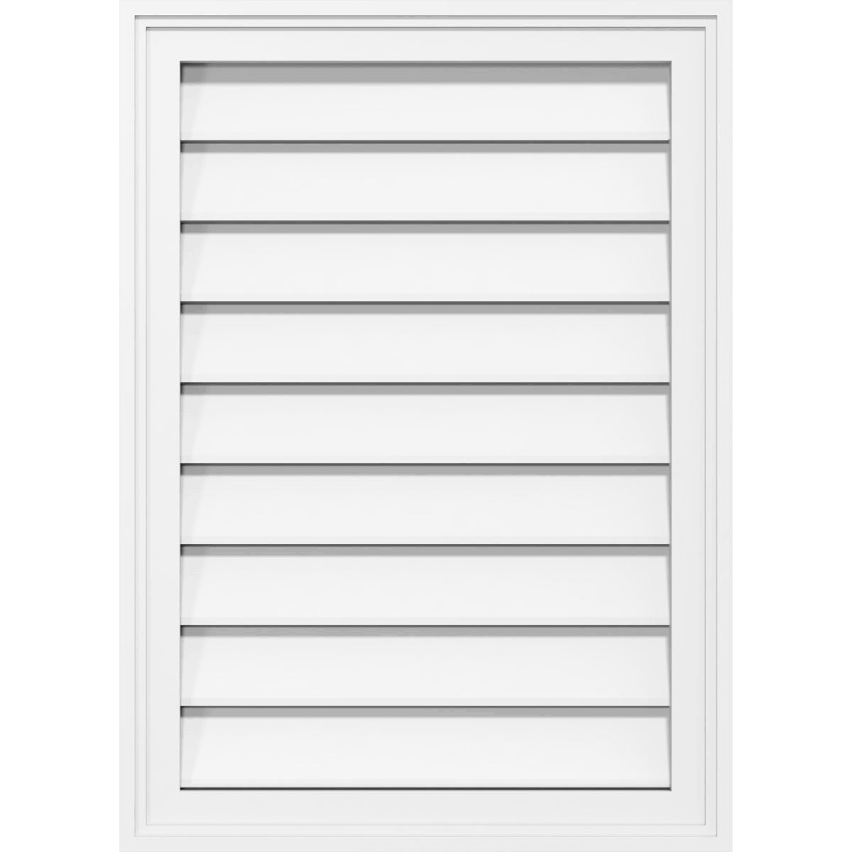 Vertical Surface Mount PVC Gable Vent B170