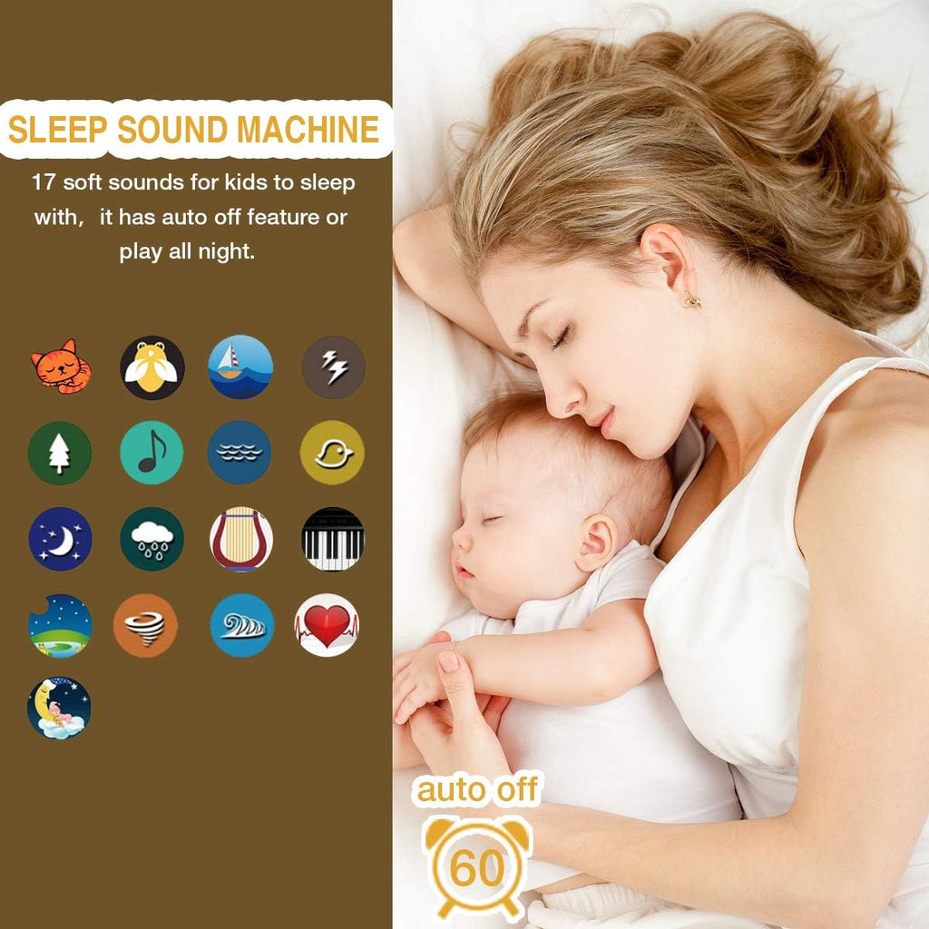 Cat Alarm Clock with Night Light & Sleep Sound Machine A615