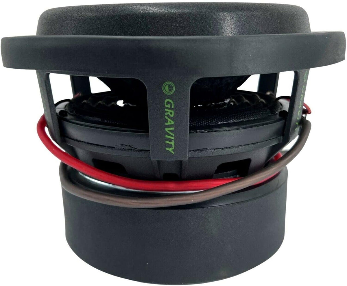 8 Inch 1200 Watt Car Audio Subwoofer Pair with Dual Voice Coil E8330