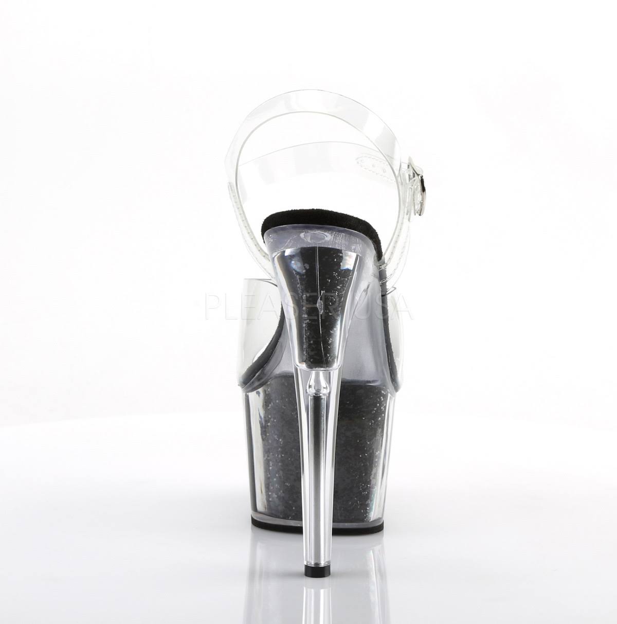 Clear Silver Glitter Inserts B949