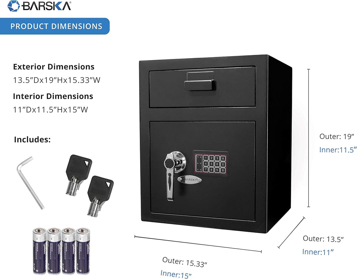 1.10 Cubic Ft Digital Keypad Drop Safe R9237