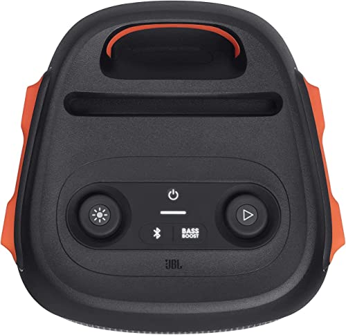 Portable Party Speaker with Built-in Lights - Black T75427