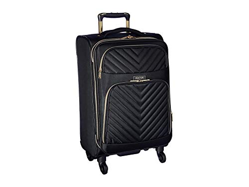 Black 24-Inch Quilted Luggage S569480