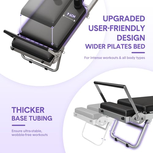 Foldable Pilates Reformer Machine T791