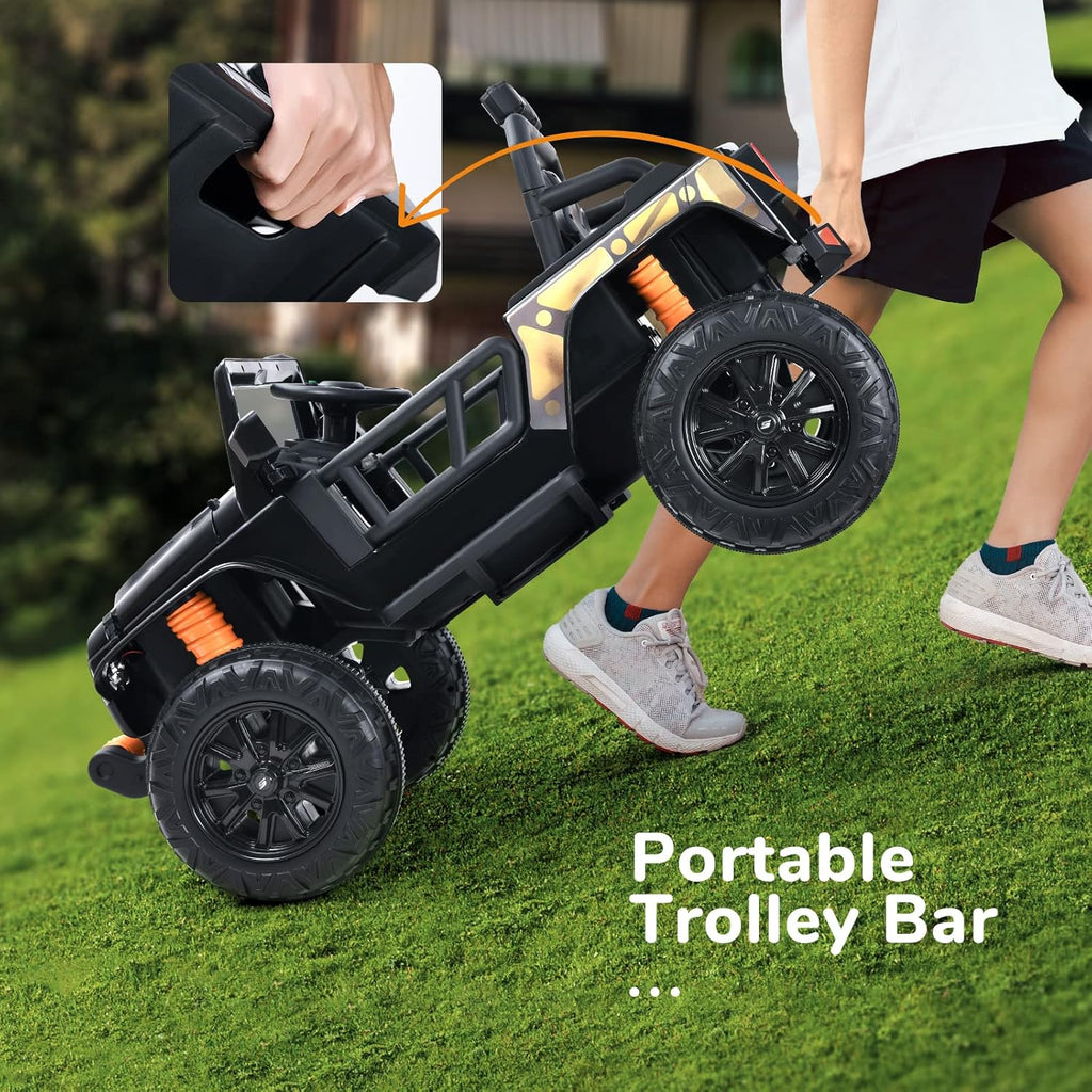 Black Kids Ride On Car with Parent Remote Control V633619