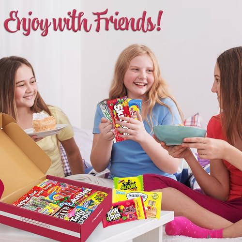 50 Count Snack Box Variety Pack Candy Gift Basket N33171