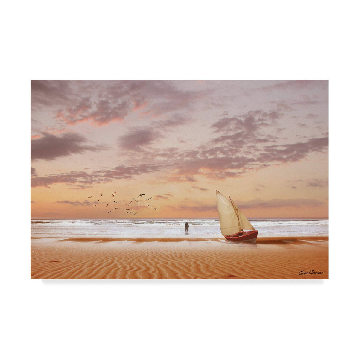 Soft Sunrise on Canvas Art A231