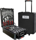 Black Portable Hand Tool Set with Toolbox T617203
