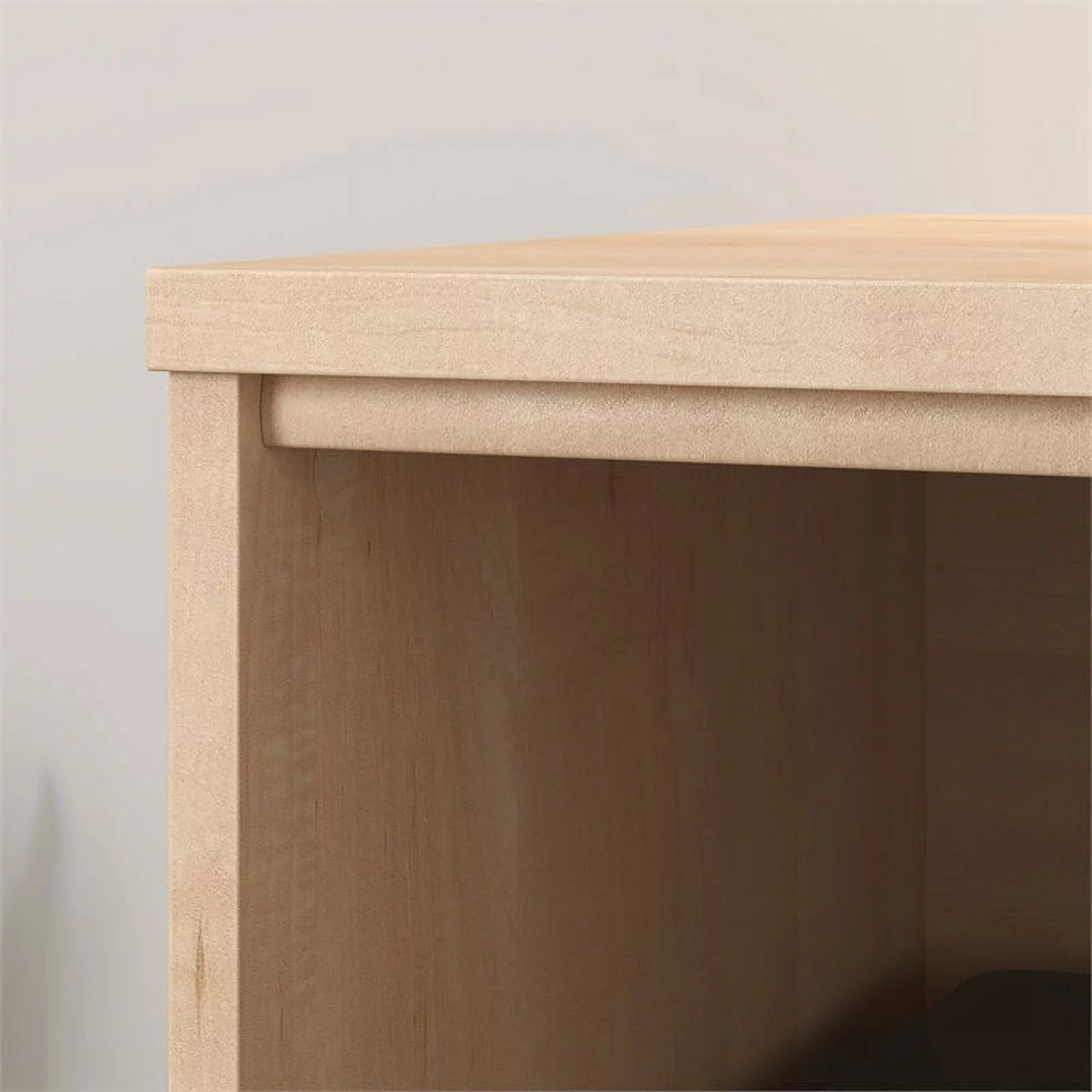 Engineered Wood Credenza Natural Maple Finish G56518