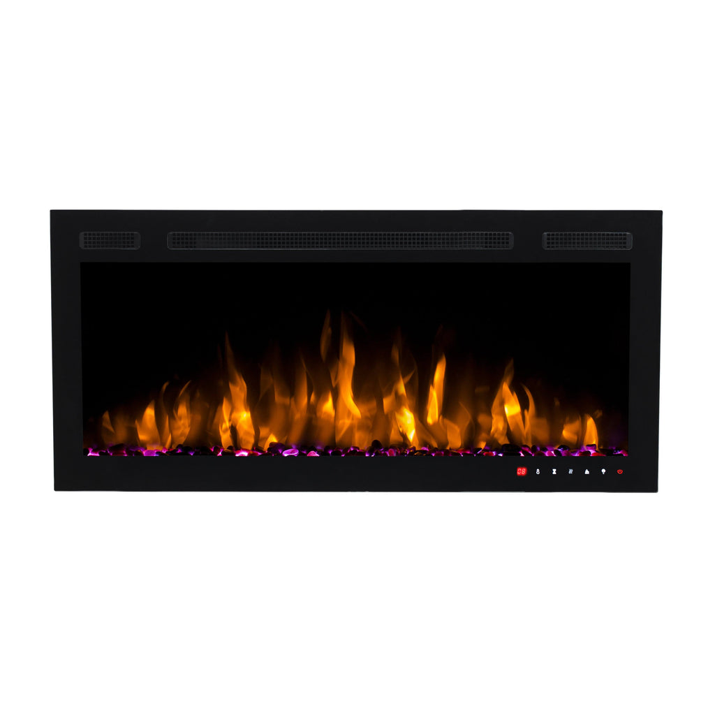 36 inch Wall Mount and Recessed Electric Fireplace P3720