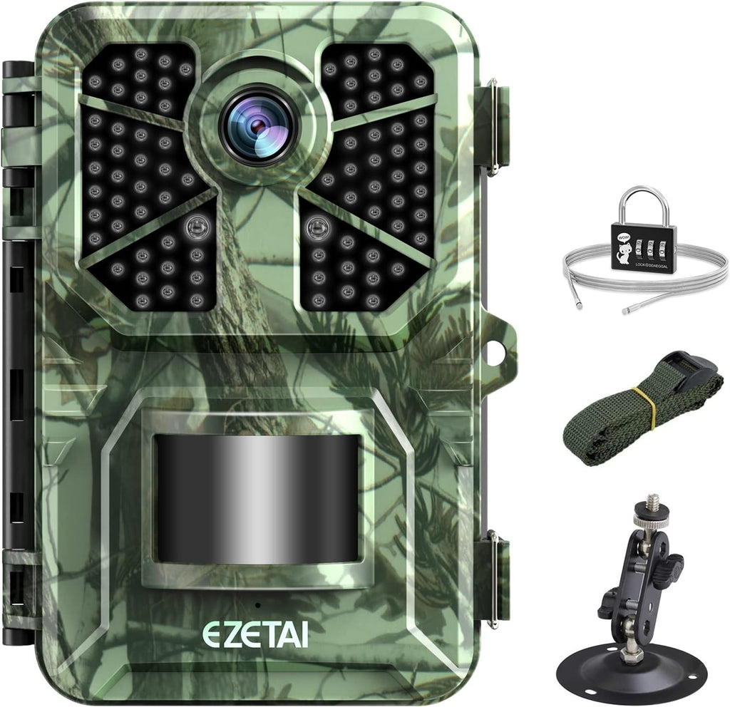 1520P 20MP Mini Trail Camera with Night Vision Motion Activated IP66 Waterproof Pack of 2 E4177