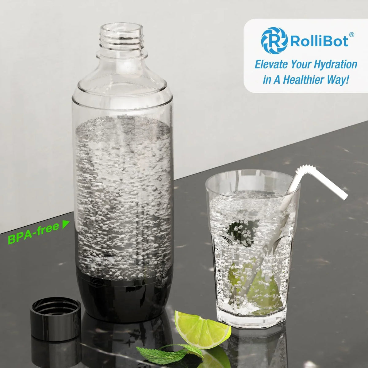 Sparkling Water Maker with BPA-free Water Bottle T594098