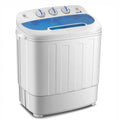 Portable 15lbs Mini Twin Tub Compact Laundry Washer, Blue Y847954